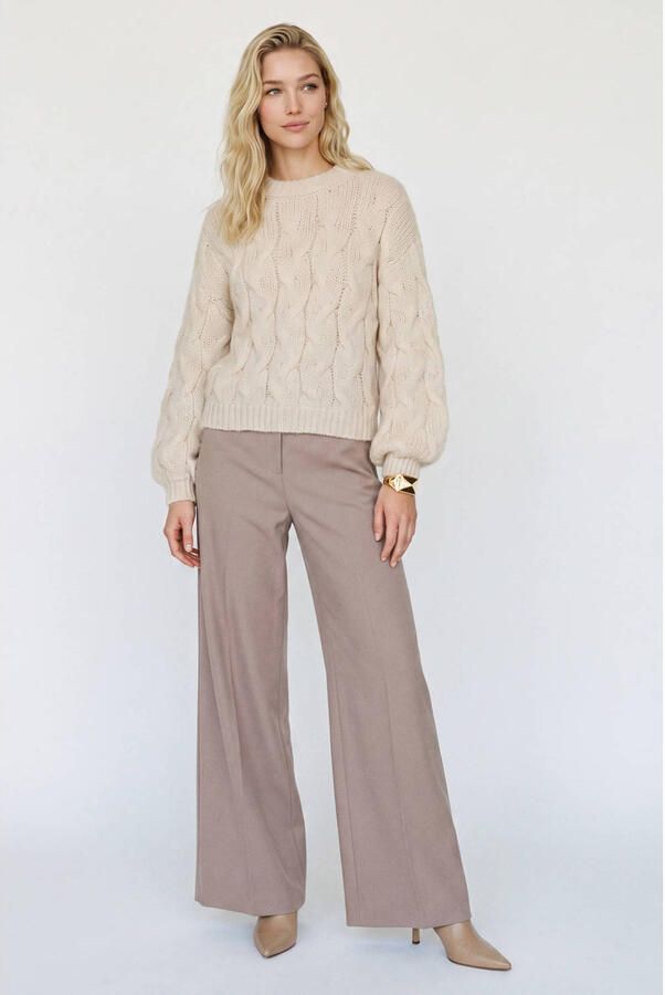 Vero Moda Regular fit pullover met ronde hals model 'MAYBE'