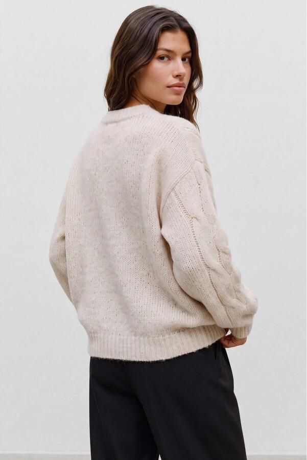 Vero Moda Regular fit pullover met ronde hals model 'MAYBE' - Foto 3