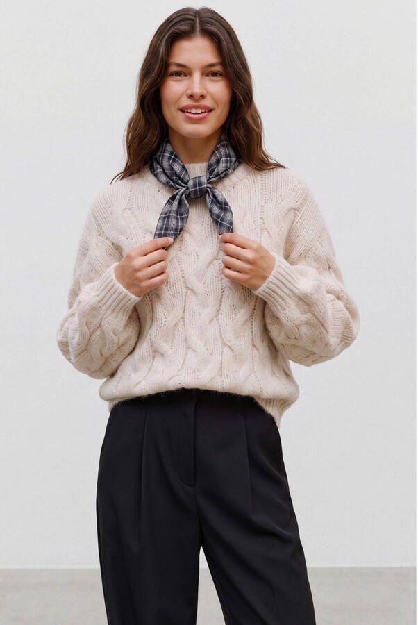 Vero Moda Regular fit pullover met ronde hals model 'MAYBE'