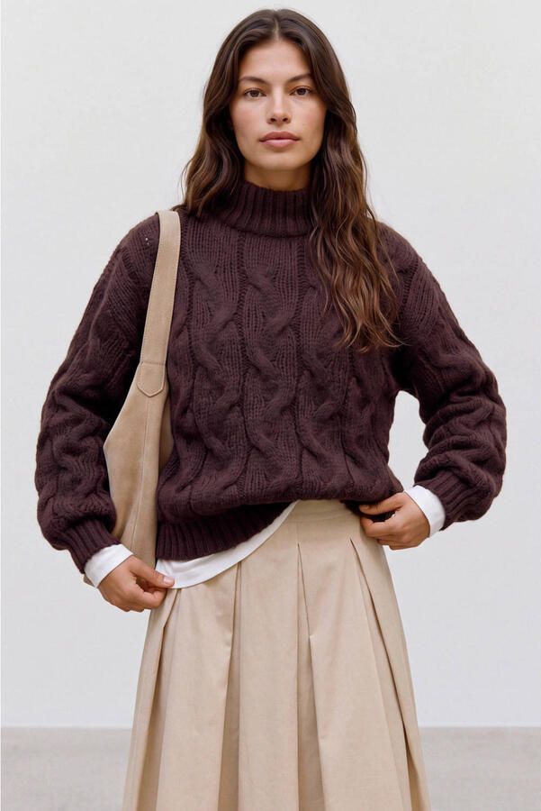 Vero Moda Regular fit pullover met ronde hals model 'MAYBE' - Foto 3