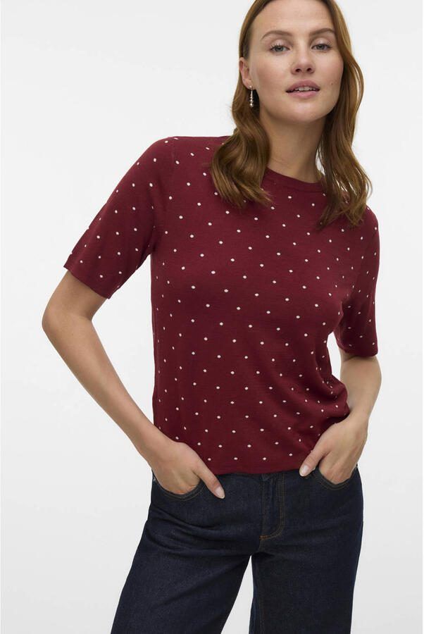 VERO MODA gebreide trui rood