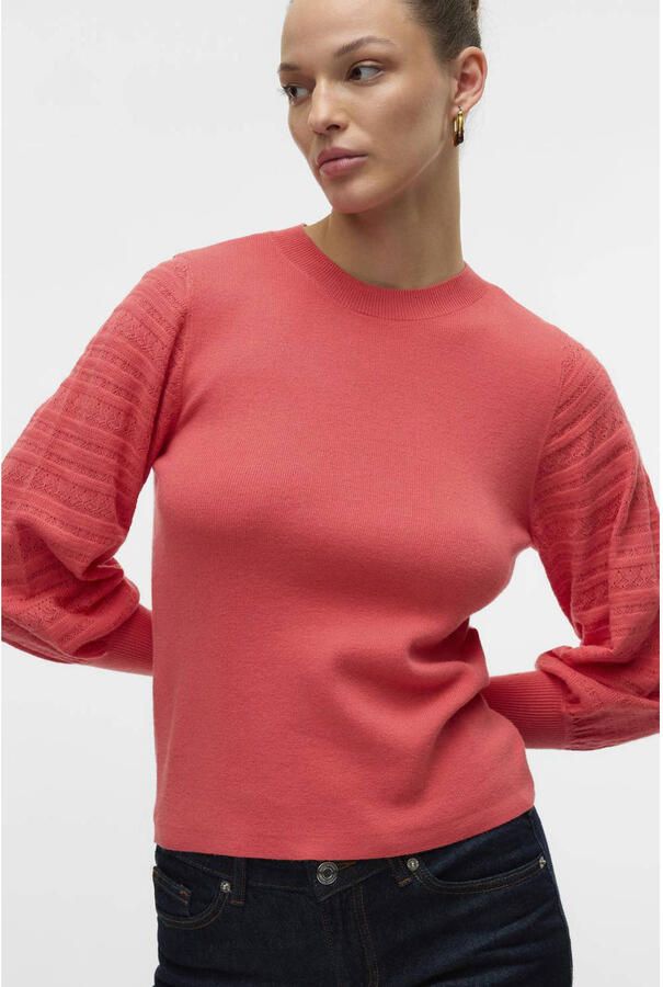 Vero Moda Gebreide trui VMHOLLYPOINTELLE LS O-NCK PULLOVE GA BOO - Foto 2