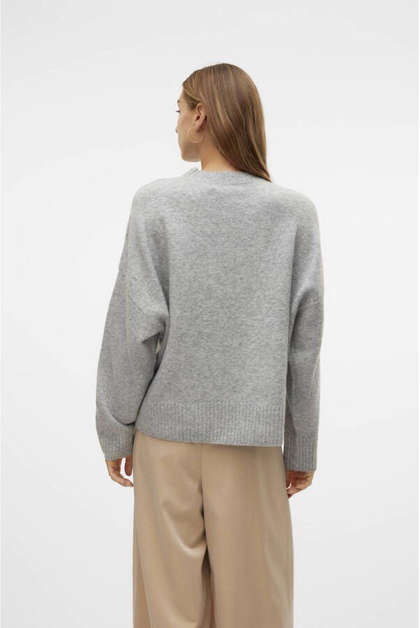 Vero Moda Gebreide trui VMBOOM LS O-NECK PULLOVER GA NOOS - Foto 2