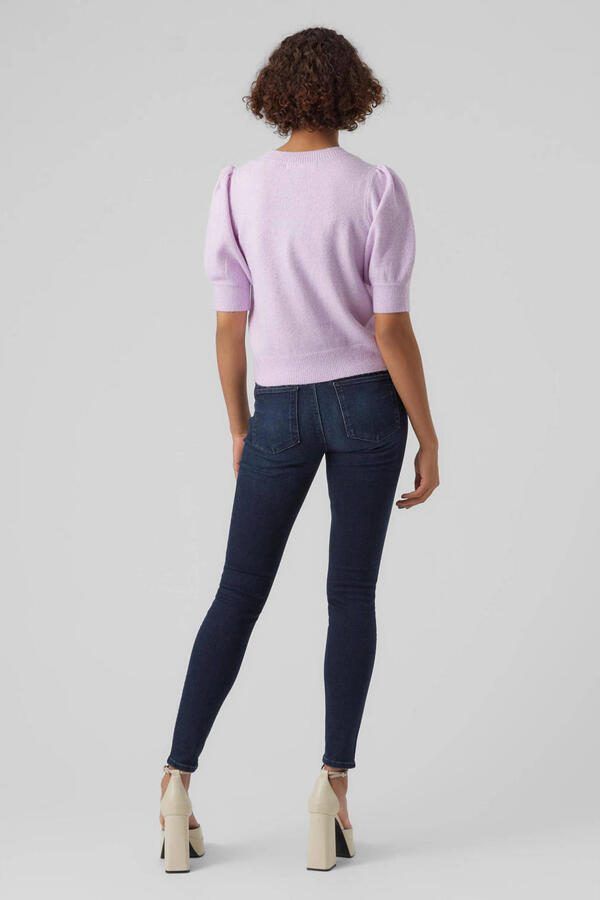 Vero Moda Regular fit gebreide pullover met crew neck model 'DOFFY' - Foto 2