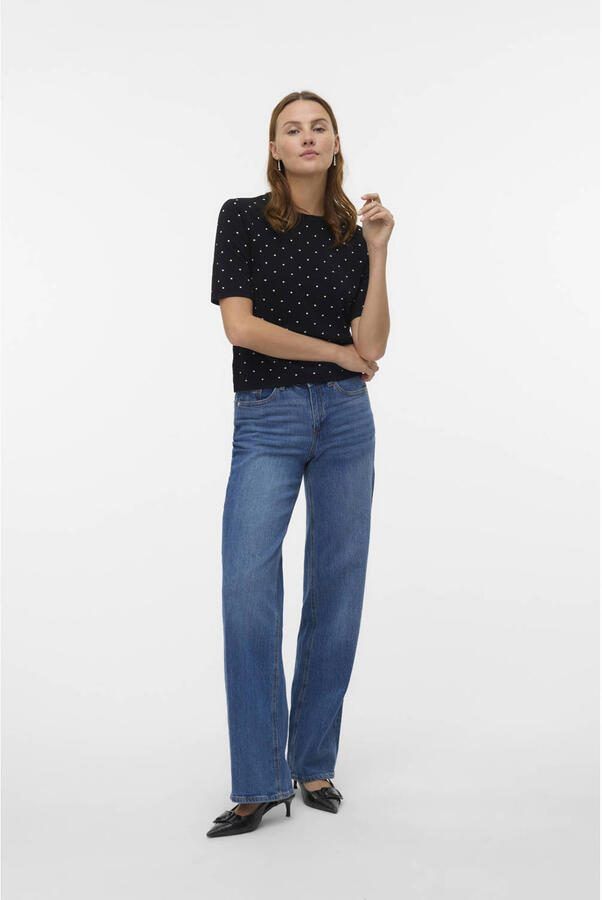 VERO MODA gebreide trui zwart - Foto 2