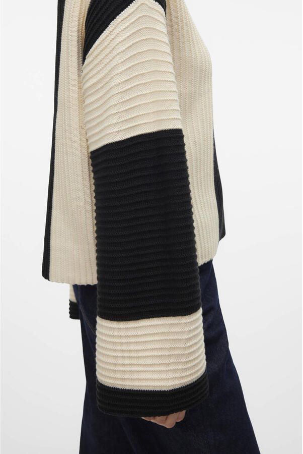 Vero Moda Regular fit gebreide pullover van katoenmix model 'GIGI' - Foto 2