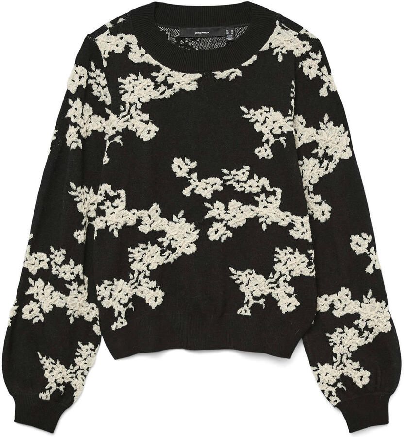 Vero Moda Regular fit gebreide pullover van viscosemix model 'NANCY'