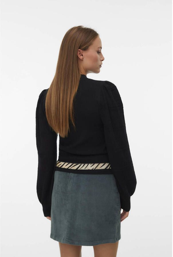 Vero Moda Gebreide trui VMNEWLIMONE LS HIGHNECK PULLOVER BOO