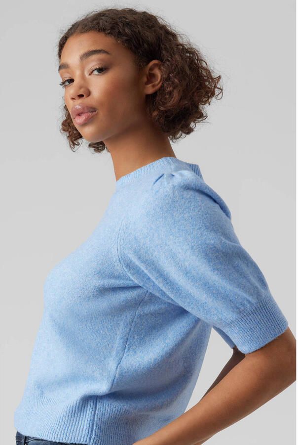 Vero Moda Comfort fit gebreide pullover met pofmouwen model 'DOFFY'