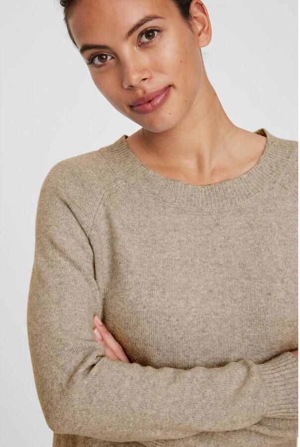 Vero Moda Gebreide pullover in gemêleerde look model 'DOFFY'