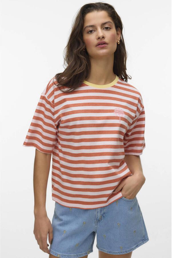 Vero moda Vmevelijn Striped Tee Dames