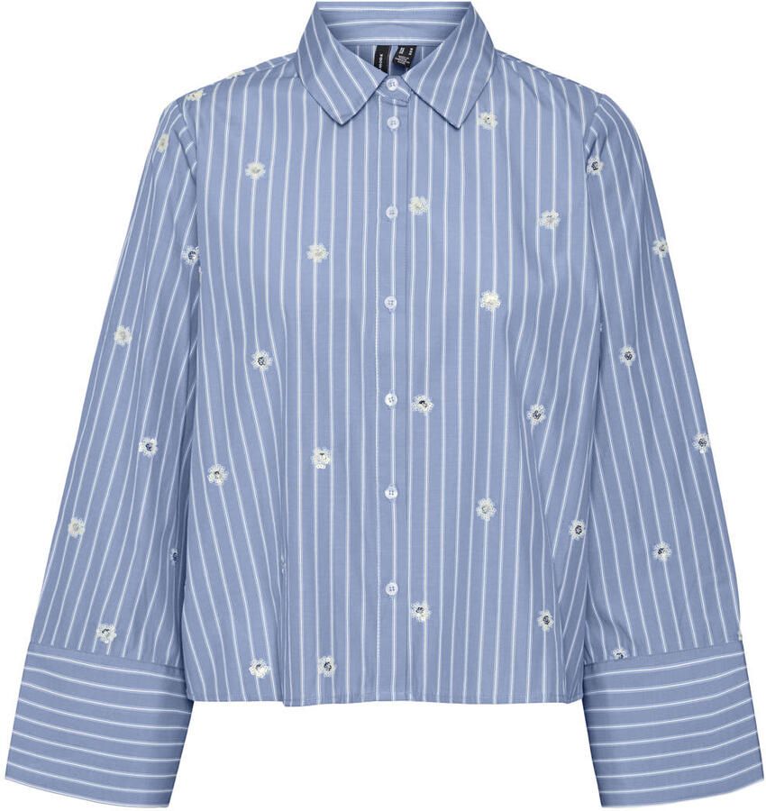 VERO MODA gestreepte blouse met pailletten - Foto 2