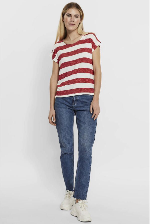Vero Moda Shirt met ronde hals VMWIDE met blokstreepdessin - Foto 2