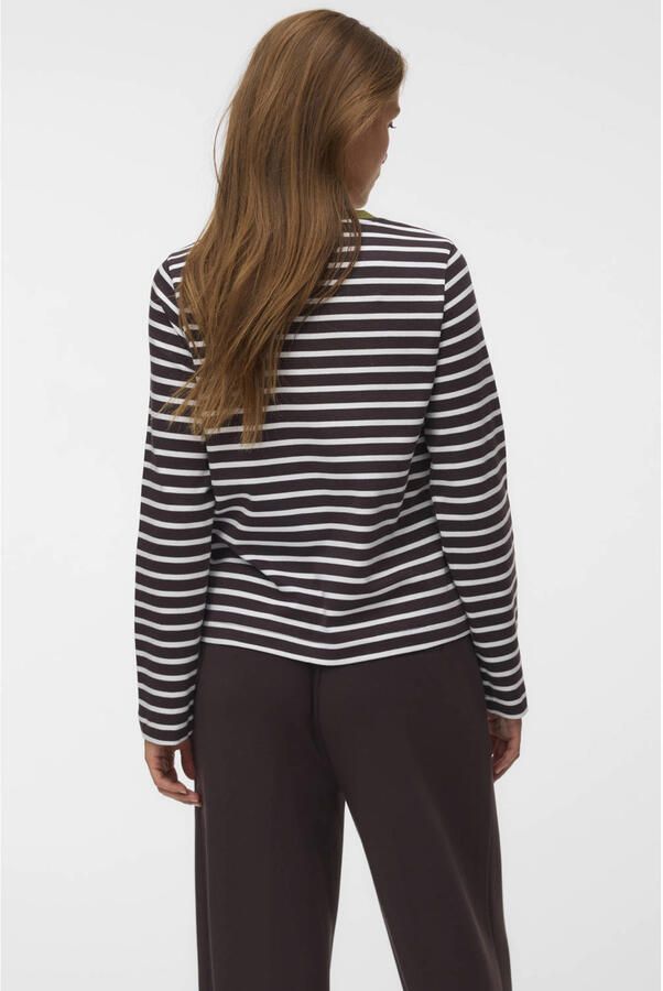 Vero moda Bopha Long Sleeve O-neck Contrast Top - Foto 3