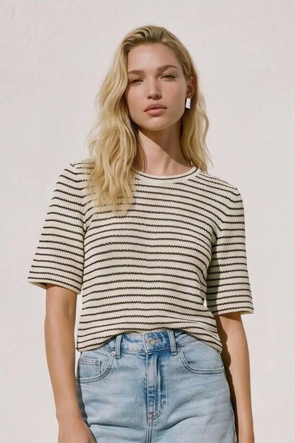 Vero Moda T-shirt Korte Mouw VMOHIA 2 4 O-NECK - Foto 2