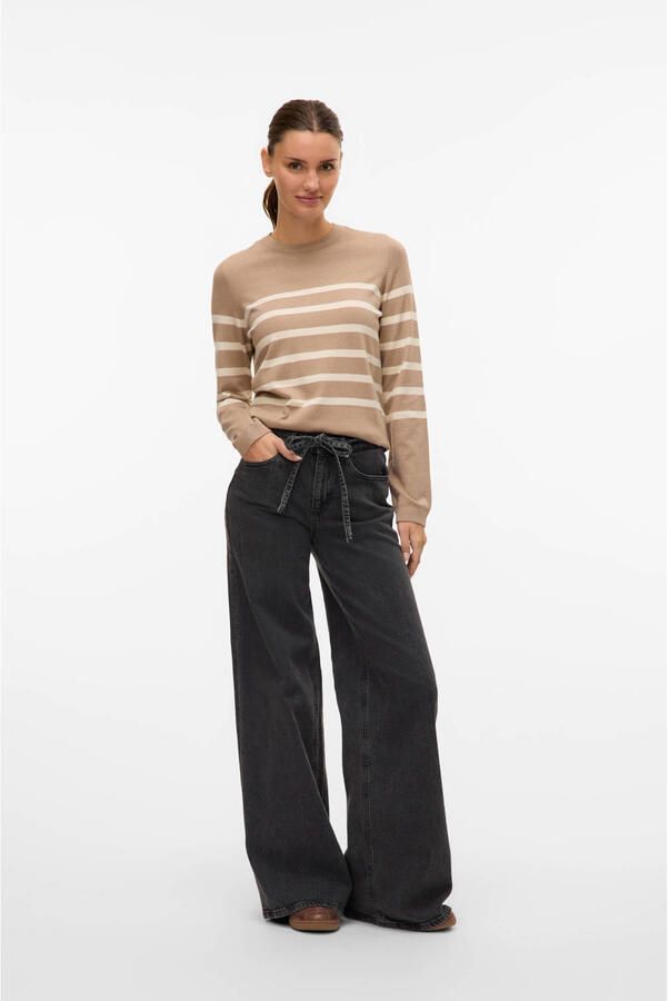 VERO MODA gestreepte trui gebreid - Foto 2