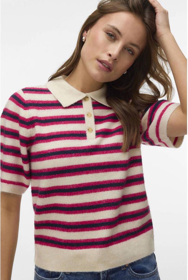 Vero Moda regular fit gebreide pullover met wol model 'CANNA'