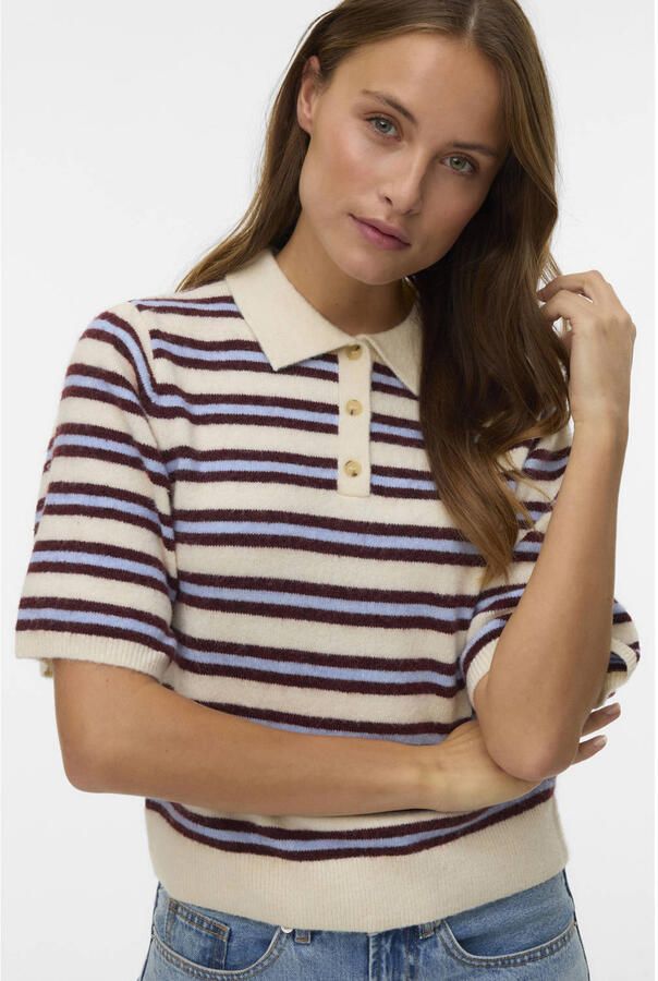 Vero Moda regular fit gebreide pullover met wol model 'CANNA'