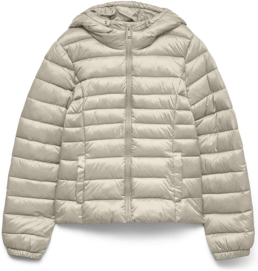 VERO MODA gewatteerde jas quilted ecru - Foto 2