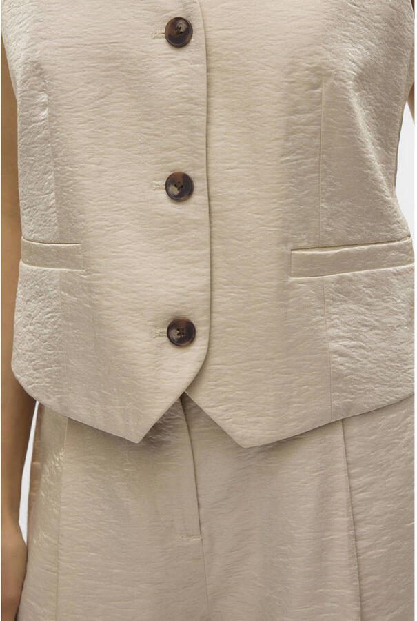 VERO MODA gilet ecru - Foto 2