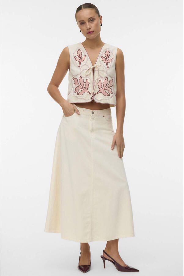 VERO MODA gilet ecru