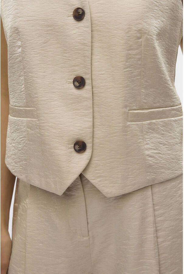 VERO MODA gilet ecru - Foto 2