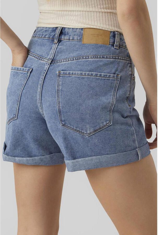 Vero Moda Relaxed fit korte jeans van katoenmix model 'ZURI'