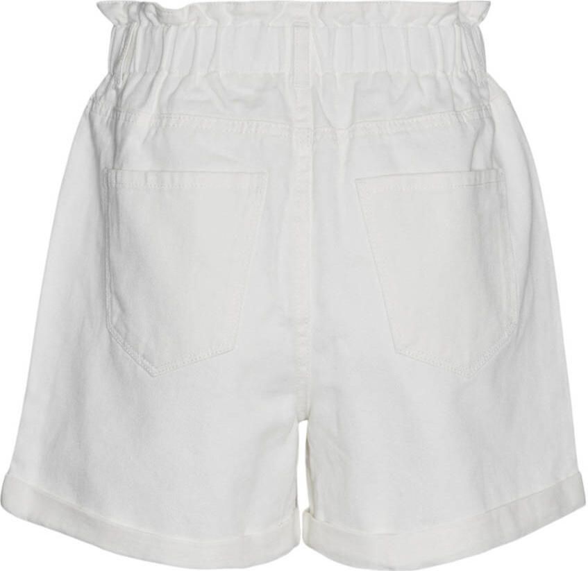 VERO MODA high waist loose fit short VMLYRA ecru - Foto 2