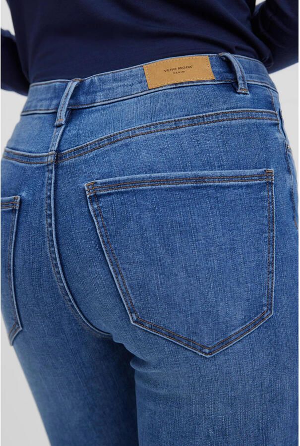 VERO MODA high waist skinny jeans VMSOPHIA medium blue denim