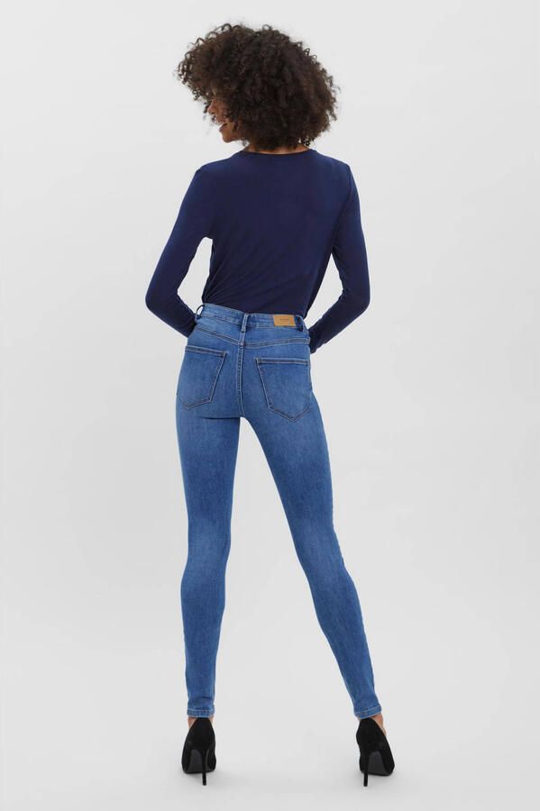 VERO MODA high waist skinny jeans VMSOPHIA medium blue denim - Foto 2
