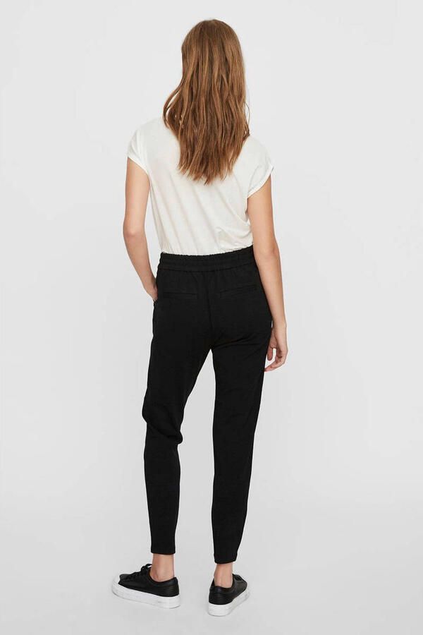 Vero Moda Loose fit stoffen broek met bandplooien model 'EVA' - Foto 3