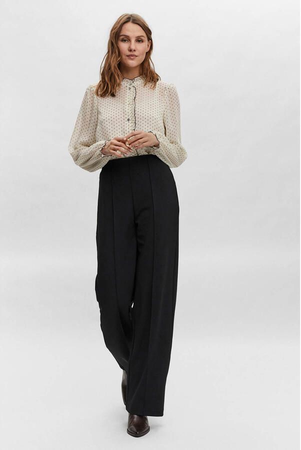 Vero Moda Comfortbroek VMBECKY HR WIDE PULL ON PANT - Foto 4