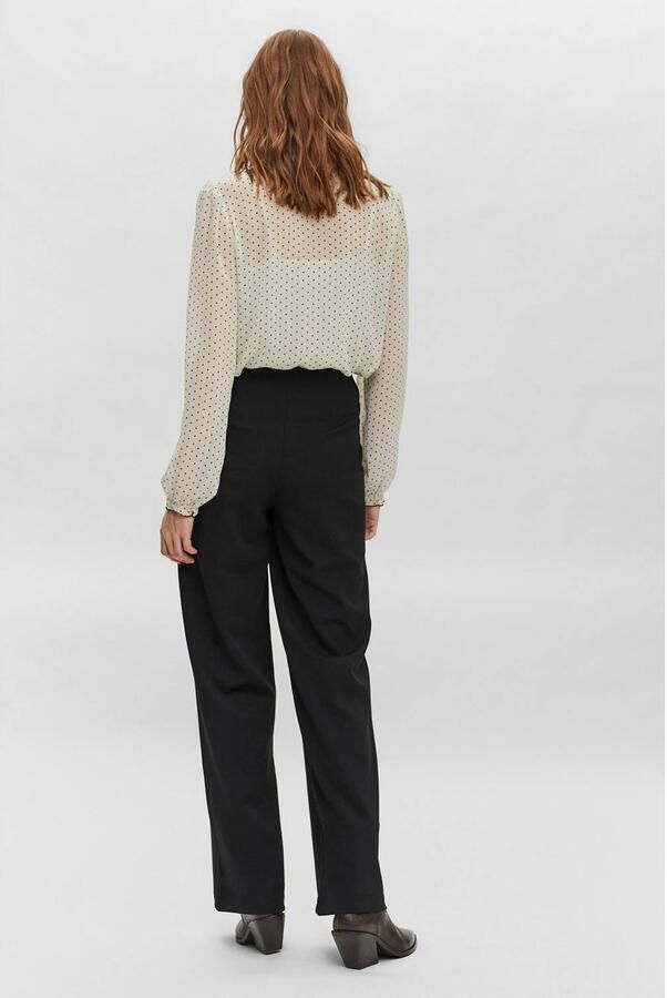 Vero Moda Comfortbroek VMBECKY HR WIDE PULL ON PANT