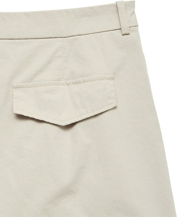 VERO MODA high waist wide leg casual broek beige - Foto 2