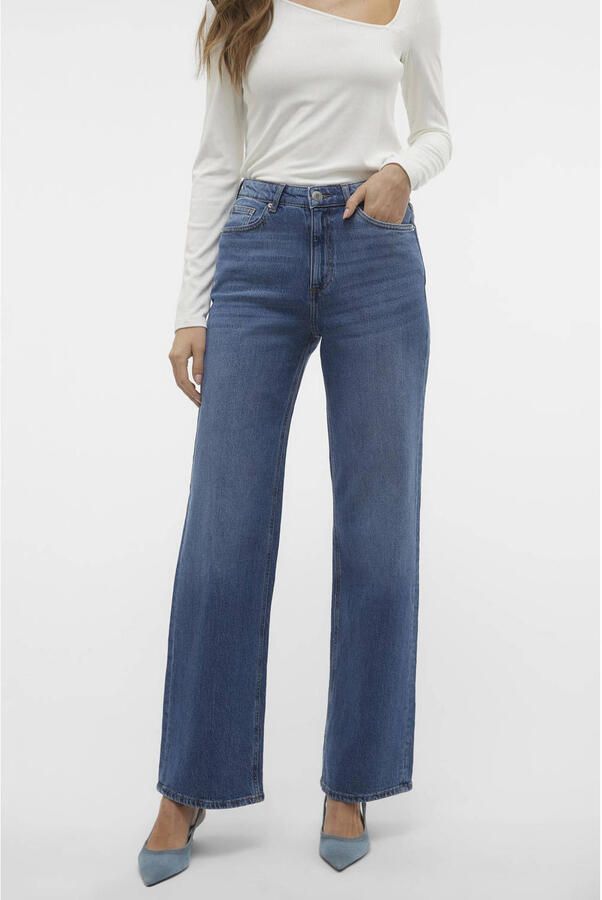 Vero Moda High-waist jeans VMTESSA HR WIDE JEANS RA380 GA NOOS