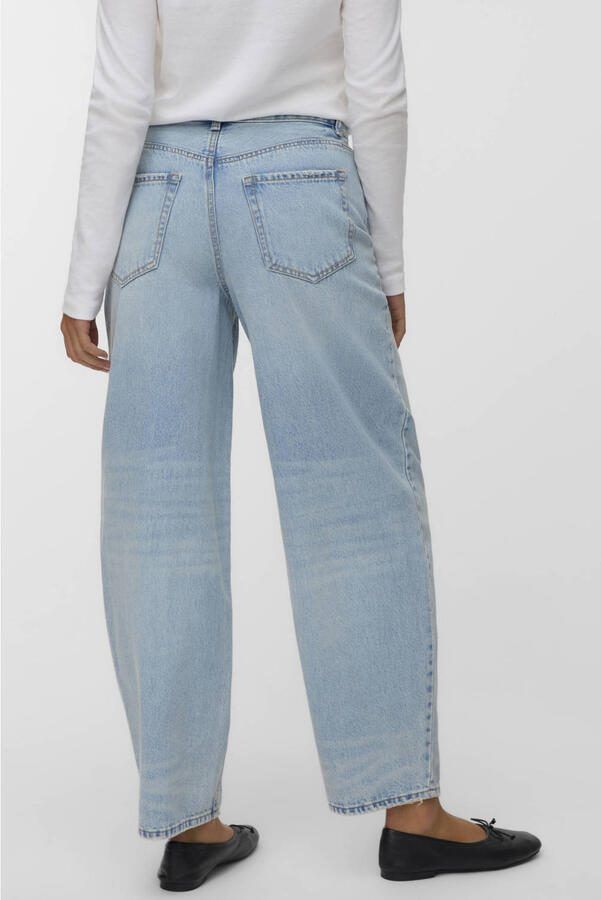 Vero Moda Barrel fit wide leg jeans van puur katoen model 'BILLIE' - Foto 2