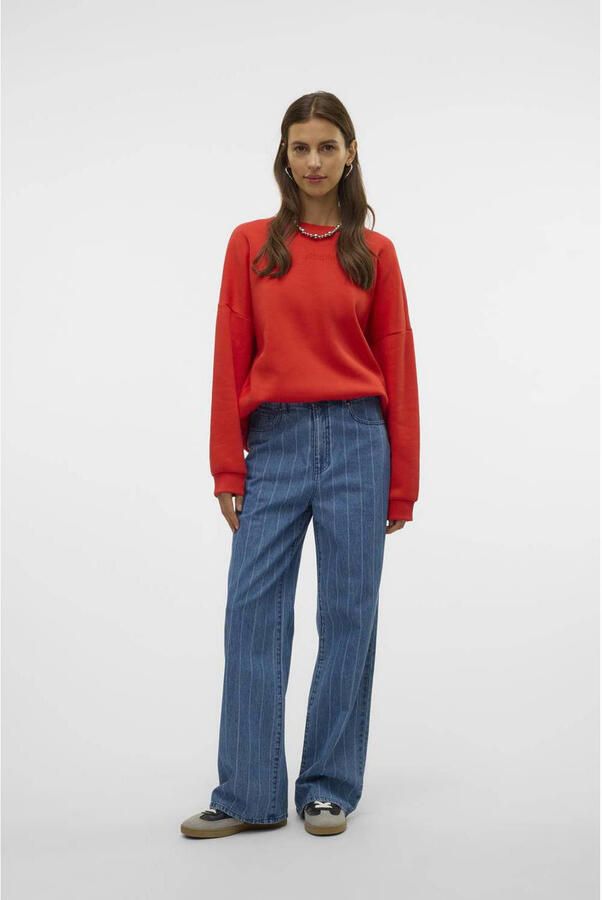 VERO MODA high waist medium blue denim - Foto 2