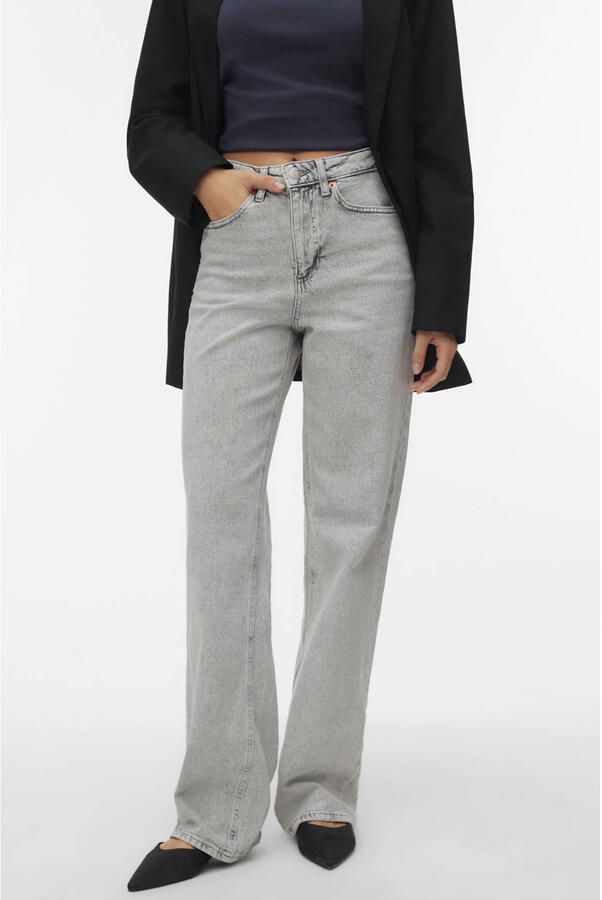 Vero Moda Wide leg jeans van katoenmix model 'TESSA'