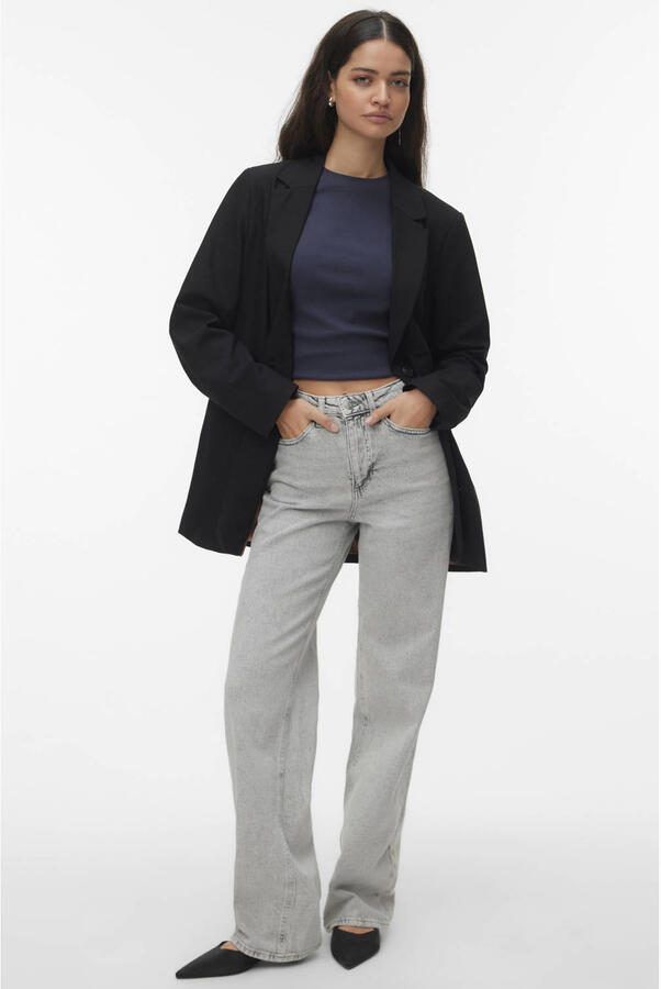 Vero Moda Wide leg jeans van katoenmix model 'TESSA' - Foto 3