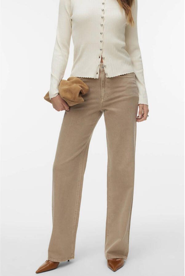 VERO MODA high waist wide leg jeans