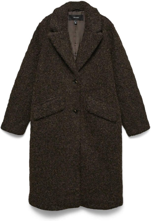 VERO MODA mantel donkerbruin