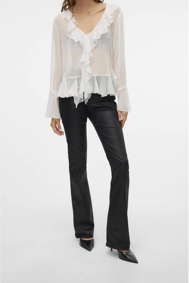 Vero Moda Bootcut jeans VMFLASH MR FLARED COATED PANTS NOOS
