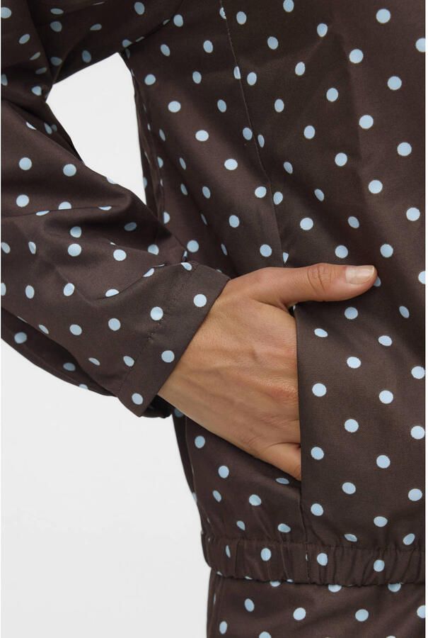 VERO MODA jack met stippen bruin - Foto 2