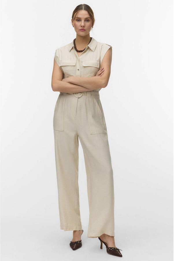 VERO MODA jumpsuit beige - Foto 3