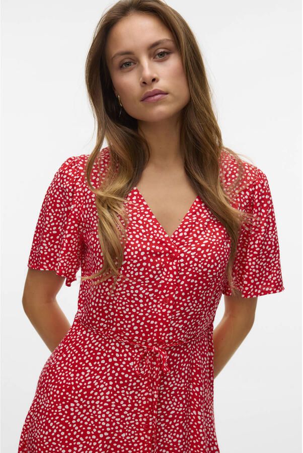 Vero Moda Mini-jurk VMALBA SS SHORT DRESS WVN NOOS - Foto 2