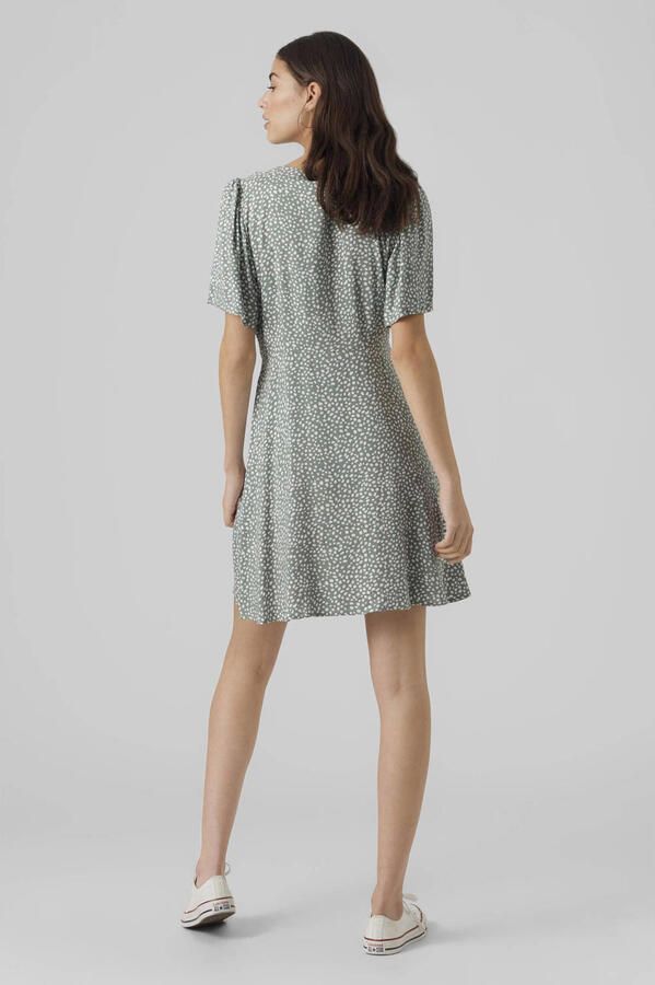 Vero Moda Getailleerde mini-jurk van pure viscose model 'ALBA' - Foto 2