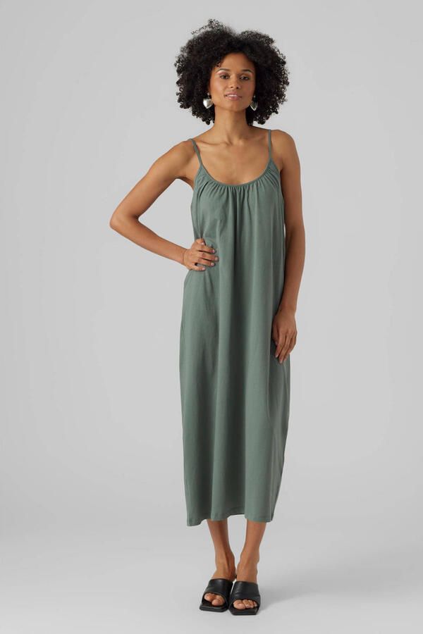Vero Moda Maxi-jurk VMLUNA SINGLET ANKLE DRESS NOOS