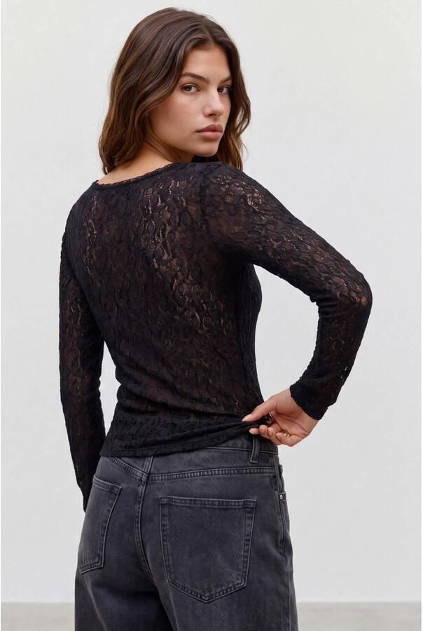 Vero Moda Blouse VMFLORA LS 2-WAY LACE - Foto 2