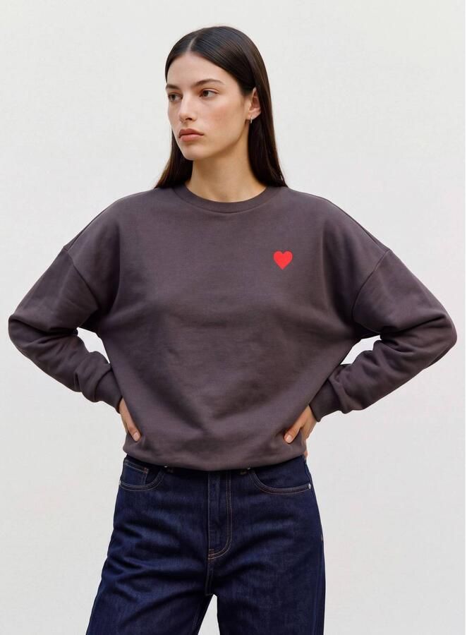 VERO MODA katoenen sweater bruin