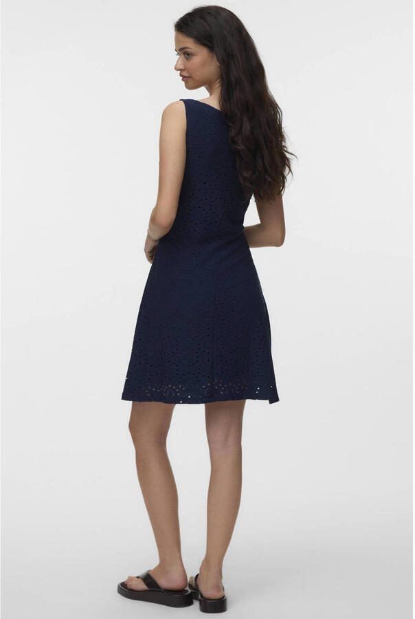 Vero Moda Liv SL Boat Neck Short Jurk Dames - Foto 3